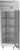 Beverage Air PR1HC-1AS 26.5" W One-Section Solid Door Reach-In Refrigerator