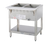 Duke WB302-NG 30.38" W Natural Gas Stainless Steel 2 Pan Open Base Aerohot Steamtable Wet Bath Unit - 15000 BTU