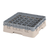 Cambro 36S318184 Camrack Glass Rack With Soft Gray Extender - 5 Cases