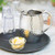 Winco TFG-14K
 14"
 Fiber Glass
 Black Tray
 Round
 Deluxe Tray