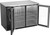 Beverage Air BB48HC-G-B 48" W Two-Section Glass Door Refrigerated Back Bar Storage Cabinet - 115 Volts