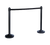 American Metalcraft RSBPBL Barrier Post and Base System Portable