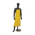 San Jamar 615NBA-Y Yellow Neo-Flex Bib Apron - 29" x 43"