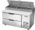 Beverage Air DPD60HC-2 60" W One-Section Pizza Top Refrigerated Counter