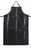 Winco BA-HN Black Bib Apron - 41-1/4"L x 26-1/2"W