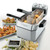Waring WDF1000 10 Lb. Electric Countertop Deep Fryer - 120 Volts