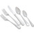 Winco 0021-03 7-1/4" 18/0 Stainless Steel Dinner Spoon (contains 1 Dozen)