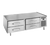 Randell 20105-513 Three-Section Stainless Steel Refrigerated Counter/Equipment Stand - 105"W x 32-1/2"D x 26"H