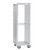 Cres Cor 2521839Z 69.69" H Aluminum Full Height Mobile Correctional Utility Rack