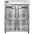 Continental Refrigerator 2RESNSSGDHD 57" W Two-Section Glass Door Reach-In Extra-Wide Refrigerator