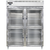Continental Refrigerator D2RENGDHD 57" W Two-Section Glass Door Reach-In Designer Line Wide Refrigerator