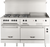 Vulcan EV60SS-6FP24G240 60" W Stainless Steel Electric French Hotplates Restaurant Range - 240 Volts