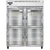Continental Refrigerator 2RENGDHD 57" W Two-Section Glass Door Reach-In Extra-Wide Refrigerator