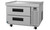 Hoshizaki CR36B Steelheart 36.5" W All Stainless Steel 1-Section with 2 Drawers Refrigerated Equipment Stand - 115 Volts