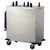 Lakeside 6200 Easy-Glide 5" Dia. Round Stainless Steel 2-Tube Cabinet Heated Mobile Dish Dispenser