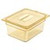 Carlisle 10436U13 Flat Solid Amber Storplus High Heat Universal Lid