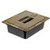Carlisle 10436U13 Flat Solid Amber Storplus High Heat Universal Lid