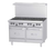 Garland G48-6G12SS 48" Gas G Starfire Pro Series Restaurant Range - 216,000 BTU