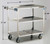 Lakeside 444 39.25" W 500 Lbs. Stainless Steel 3-Tier Utility Cart