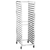 Lakeside 138 16 Pans Stainless Steel Full Height 5" Casters Sheet Pan and Tray Rack