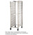 Lakeside 138 16 Pans Stainless Steel Full Height 5" Casters Sheet Pan and Tray Rack
