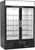 Beverage Air MMF49HC-1-B-IQ 52"W Two-Section Glass Door MarketMax DUAL TEMP Merchandiser