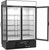 Beverage Air MMF49HC-1-B-IQ 52"W Two-Section Glass Door MarketMax DUAL TEMP Merchandiser