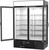 Beverage Air MMF49HC-1-B-IQ 52"W Two-Section Glass Door MarketMax DUAL TEMP Merchandiser