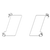 Hoshizaki HS-5092 Stainless Steel Bottom Support Wire Tray Slides