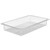 Cambro 13CLRCW135 Camwear 1/1 Size Clear Colander 3" Deep