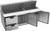 Beverage Air SPED72HC-30M-2 72" W Three-Section Two Door Mega Top Refrigerated Counter