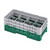 Cambro 8HS434119 Camrack Glass Rack With (2) Soft Gray Extenders - 4 Cases