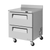 Turbo Air TWF-28SD-D2-N 27.5"W One-Section Super Deluxe Worktop Freezer