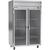 Beverage Air HF2HC-1G 52" W Two-Section Glass Door Reach-In Horizon Series Freezer - 115 Volts