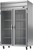 Beverage Air HF2HC-1G 52" W Two-Section Glass Door Reach-In Horizon Series Freezer - 115 Volts