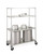Metro PR60ES 60" W x 68" H x 24" D Stainless Steel Mobile Pot & Pan Rack