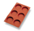 Matfer Bourgeat 257926 Gastroflex Fluted Tart Mold 6 Per Sheet 3-1/8"L x 3/4"H Fluted Tarts Food Grade Silicone