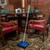 Carlisle 3639914 9 1/2" W ABS Plastic Blue Multi-Surfaces Duo-Sweeper