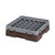 Cambro 36S318167 Camrack Glass Rack With Soft Gray Extender - 5 Cases