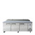 Atosa MPF8203GR 93" W 3-Sections 3 Doors Refrigerated Pizza Prep Table - 115 Volts