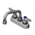 T&S Brass B-1110-XS-V12CR Workboard Mixing Faucet deck mount 4"