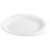 Winco WDP004-202 Porcelain Creamy White Oval Plate (24 Each Per Case)