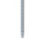 Metro 74Pq Qwikslot Post 74-5/8"H Clip Snaps Into Slot Brite Finish