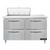 Continental Refrigerator D48N8-D 48" W Two-Section Four Drawer Designer Line Sandwich Unit