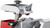 Berkel 330M-STD 13" Dia. Classic Berkel Red Stainless Steel and Aluminum Automatic Fly Wheel Slicer