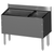 Glastender C-CBA-42R-CP10-ED Stainless Steel CHOICE Extra Deep Underbar Combo Ice Bin/Cocktail Unit - 42"W x 19"D