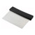 Winco DSC-2 Dough Scraper 6" x 3" Stainless Steel Blade Plastic Black Handle
