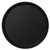 Cambro 900CT110 9" Dia. Fiberglass Black Satin Round Camtread Serving Tray