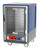 Metro C535-CLFC-4-BU C5 3 Series Blue Half-Size Insulated Low Wattage Heated Holding & Proofing Cabinet with Clear Door and Fixed Wire Slides - 120V