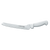 Dexter 31606 8" White Scalloped Edge Basics Sandwich Knife with Polypropylene Handle